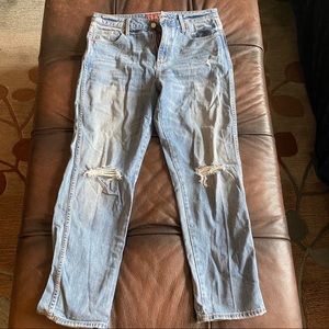 Lucky Light Blue High Rise Tom Boy Jean. 10/30